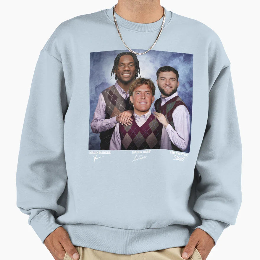 Jaxson Dart Cam Skattebo Malik Sweatshirt - Minimalist Print Men Women