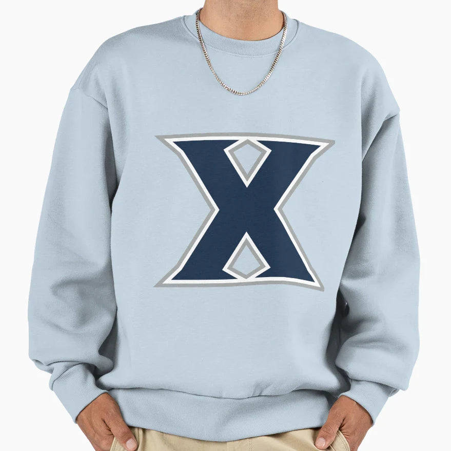 Basic Xavier University X Sweatshirt - Fun Novelty Design for Adults