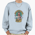 Who Would Jesus Draft Christian Sweatshirt - Fun Novelty Design Men Women