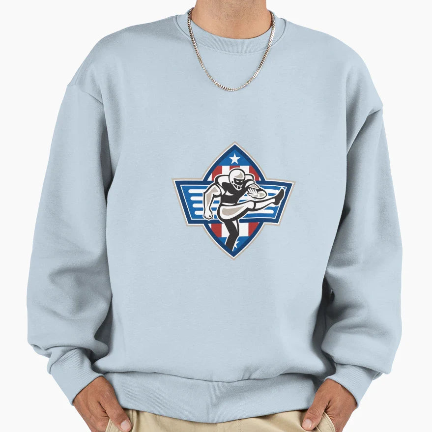 American Football Placekicker Sweatshirt - Trendy Graphic Unisex