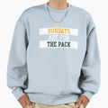 Sundays Are Pack Sweatshirt - Fun Novelty Design for Adults