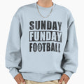 Sunday Funday Football Sweatshirt - Graphic Print for Adults
