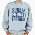 Sunday Funday Football Sweatshirt - Minimalist Print for Adults