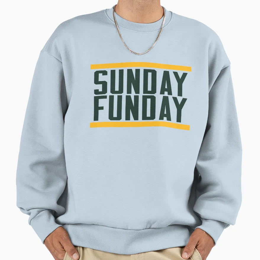 Sunday Funday Sweatshirt - Aesthetic Graphic Men Women
