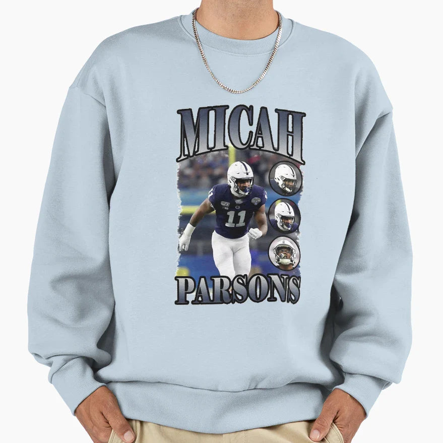 Linebacker Champion Sports Player Sweatshirt - Minimalist Print for Adults