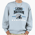 Lions Nation Detroit Football T-Shirt - Graphic Print Unisex