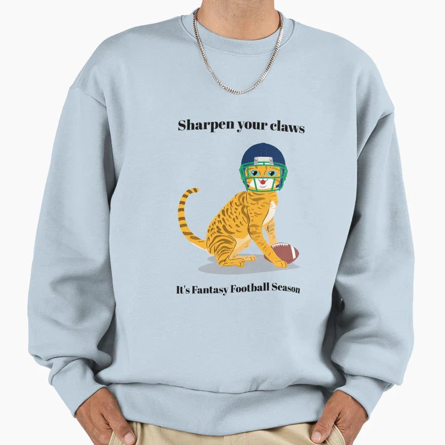 Fantasy Football Sharpen Your Sweatshirt - Fun Novelty Design Men Women