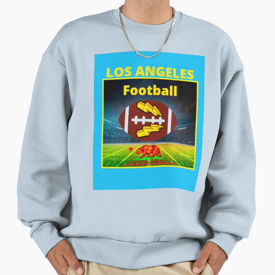 Los Angeles Football Sweatshirt - Unique Graphic for Adults