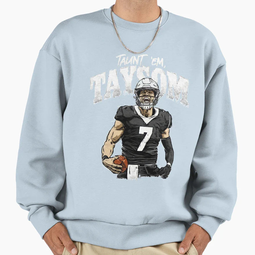 Taysom Hill Pour Les Fans Des New Sweatshirt - Minimalist Print for Adults