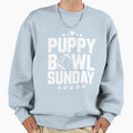 Puppy Bowl Sunday Super Football Game Sweatshirt - Novelty Apparel Unisex
