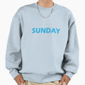 Sunday Funday Sweatshirt - Minimalist Print Men Women