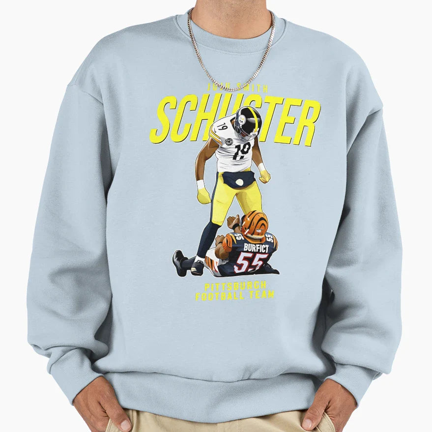 Juju Smith 19 Pittsburgh Football Sweatshirt - Trendy Graphic for Adults