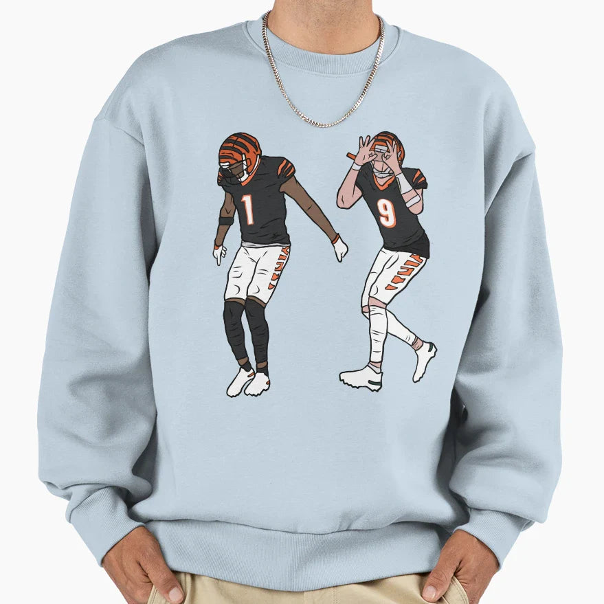 Jamarr Chase And JB Griddy Sweatshirt - Novelty Apparel Men Women