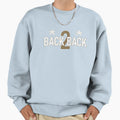 Psg Back 2 Back Gold Sweatshirt - Graphic Print Unisex