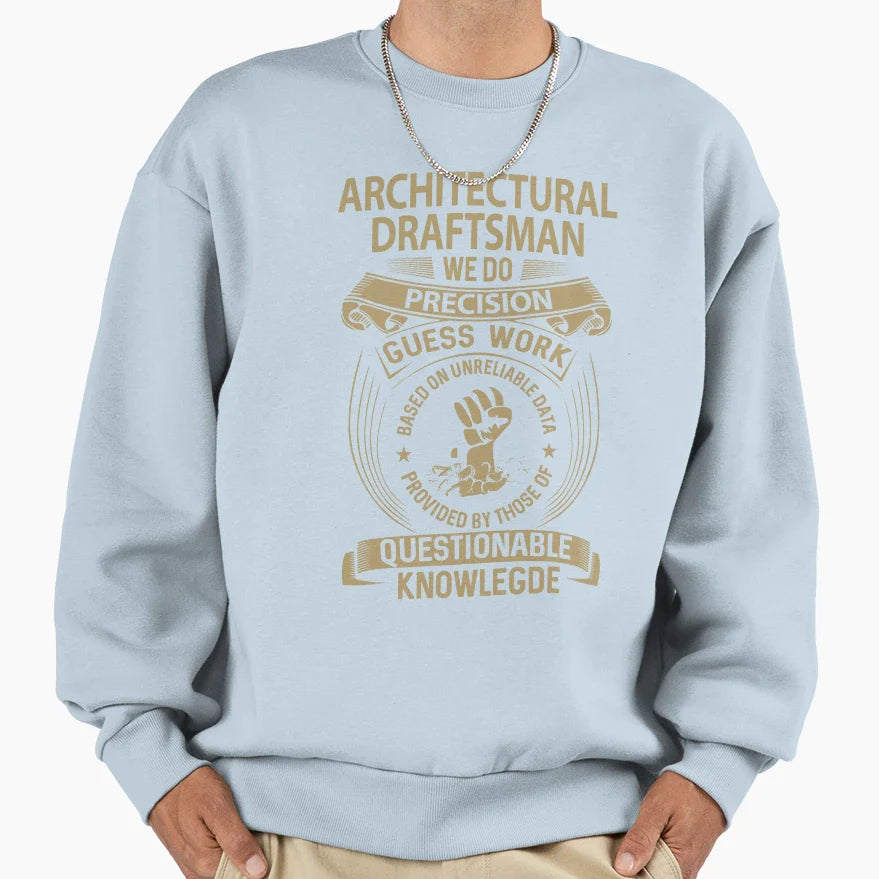 Architectural Draftsman Sweatshirt - Streetwear Style Men Women