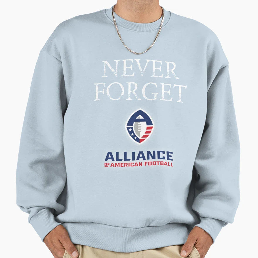 Never Forget Aaf Alliance American Sweatshirt - Trendy Graphic for Adults