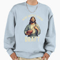 Who Would Jesus Draft Fantasy Sweatshirt - Casual Everyday Wear for Adults