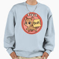Cat Try It Draft Art Sweatshirt - Minimalist Print for Adults