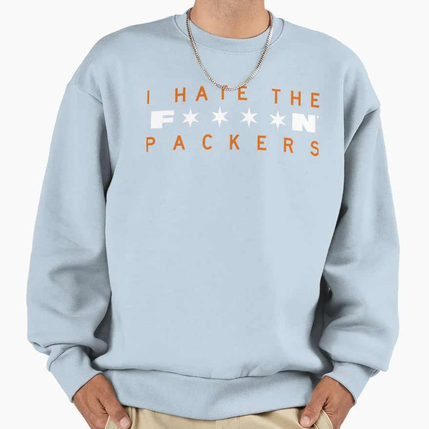I Hate Packers Chicago Bears Sweatshirt - Streetwear Style for Adults