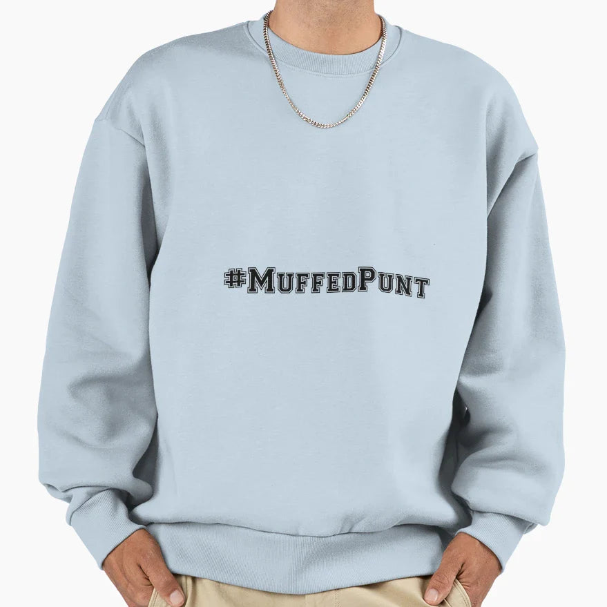 Muffed Punt Sweatshirt - Graphic Print for Adults