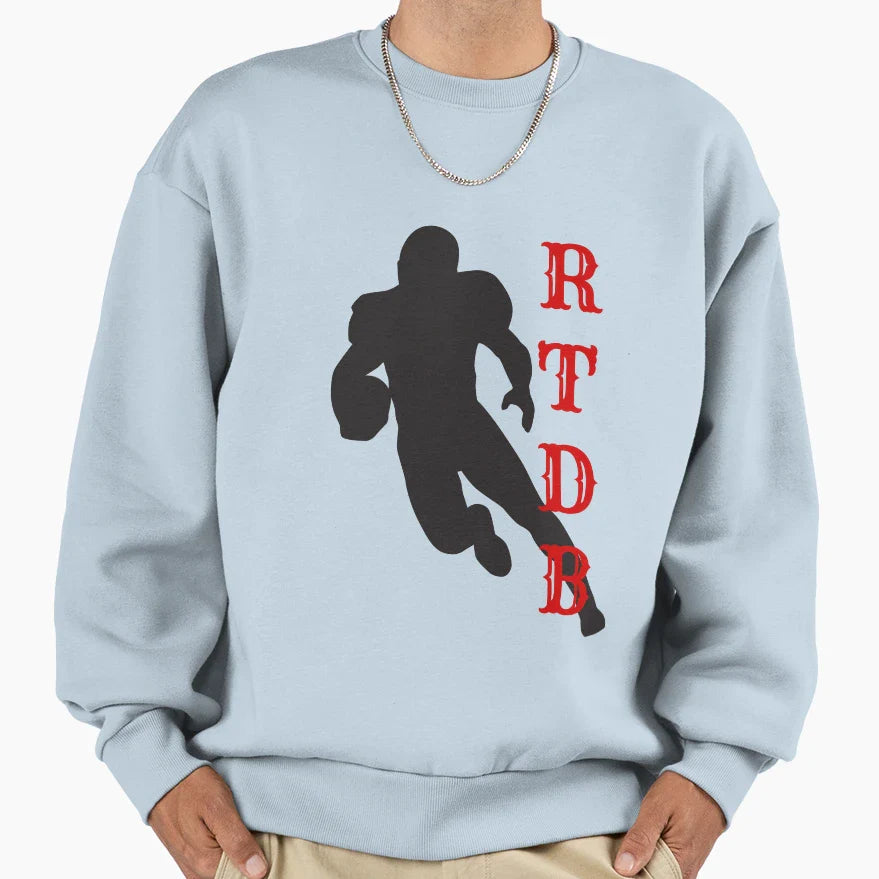 Run Dang Ball Sweatshirt - Unique Graphic for Adults
