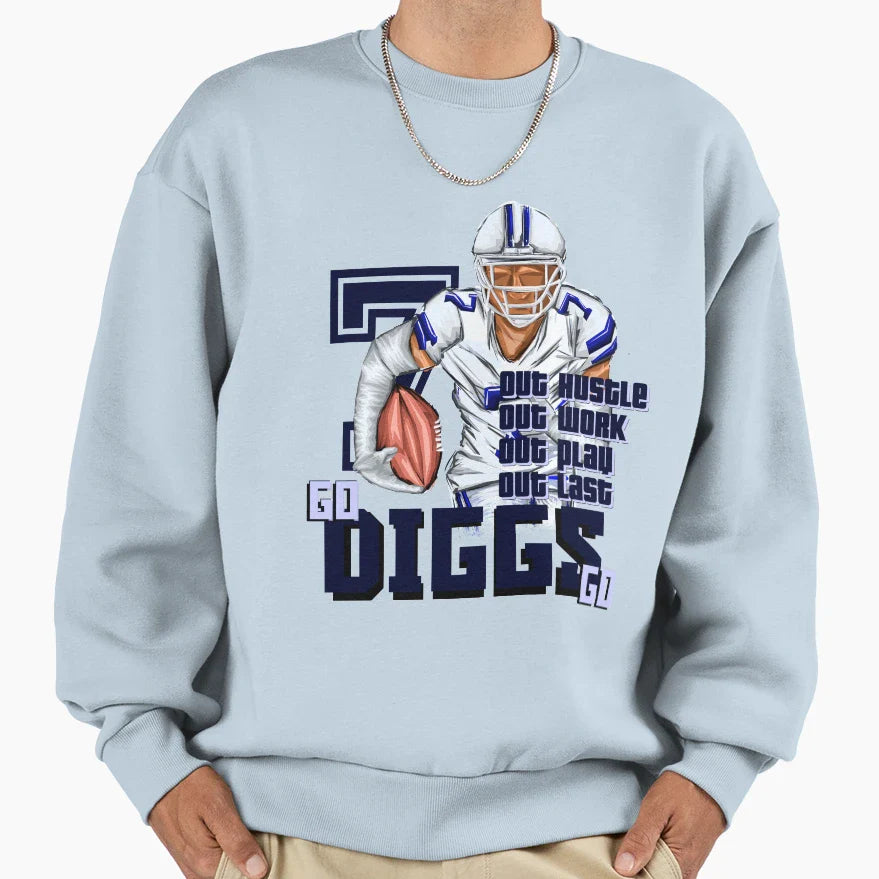 Trevon Diggs Sweatshirt - Graphic Print Unisex