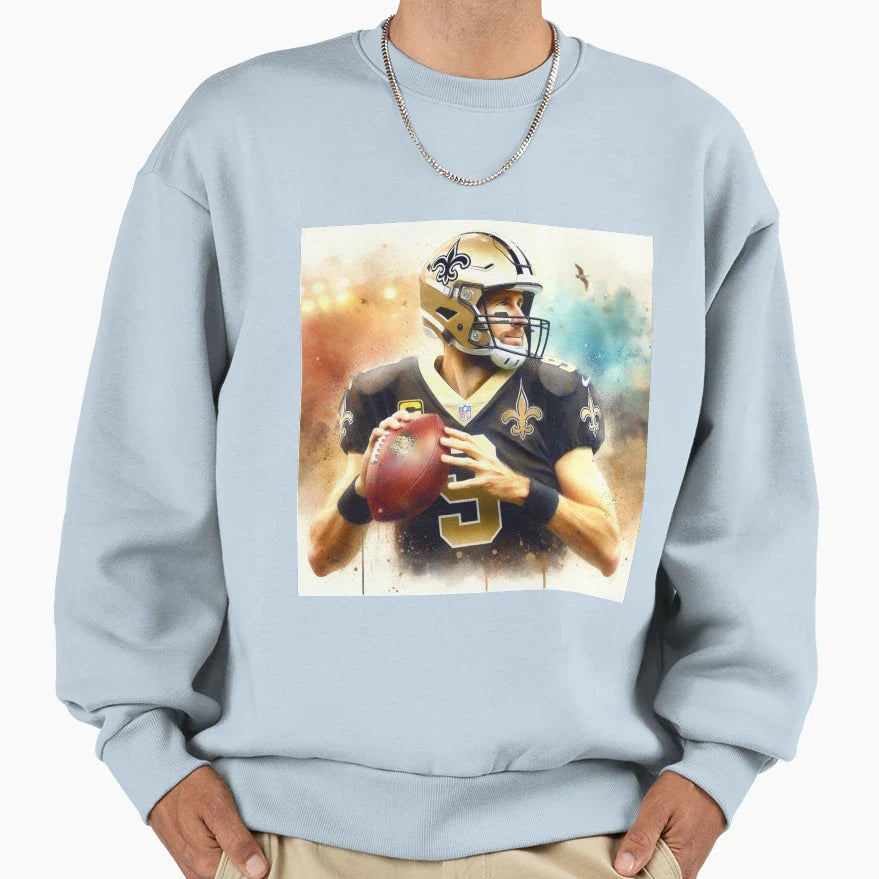 Brees Sweatshirt - Fun Novelty Design Men Women