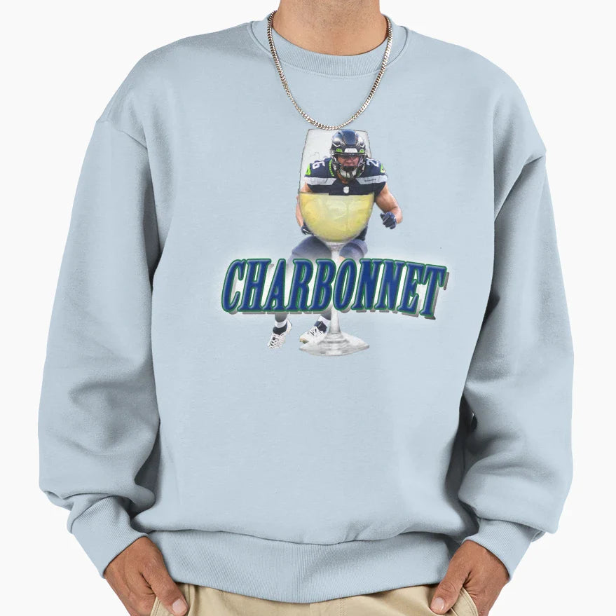 Fine Glass Charbonnet Sweatshirt - Casual Everyday Wear Unisex