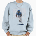 American Football Player 26 Sweatshirt - Minimalist Print for Adults