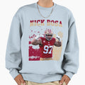 Touchdown Defensive End 97 Player Sweatshirt - Graphic Print Unisex