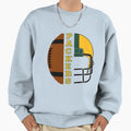 Wisconsin Football Helmet Sweatshirt - Custom Art Print Unisex
