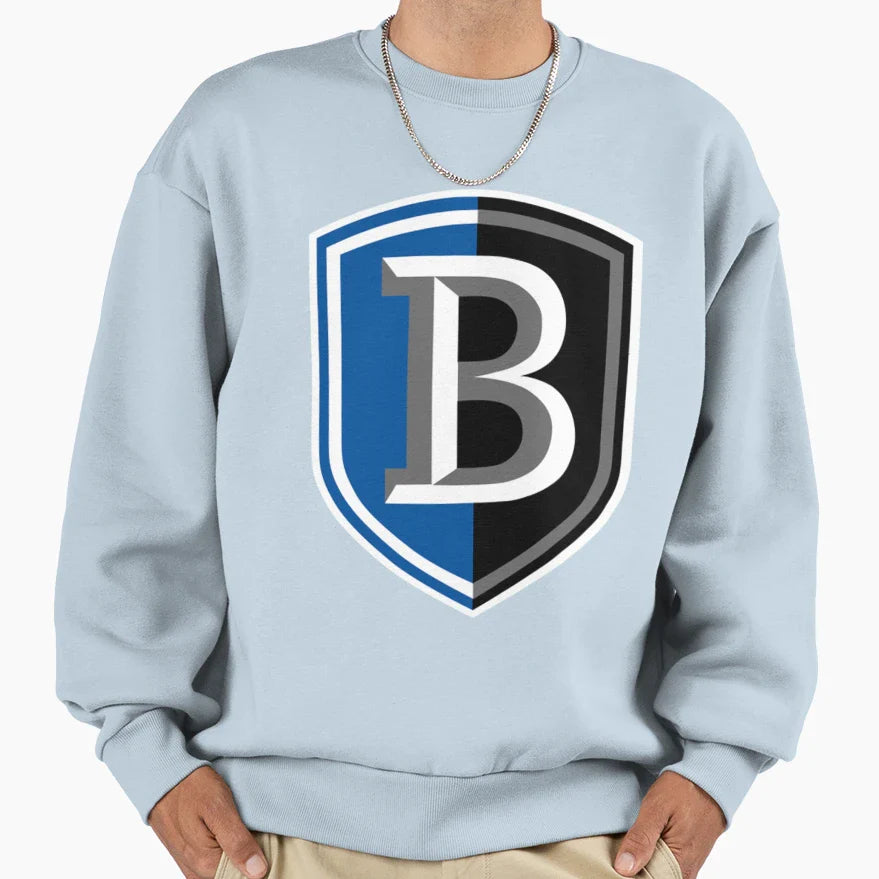 Bentley Falcons Logo Bentley Sweatshirt - Minimalist Print for Adults
