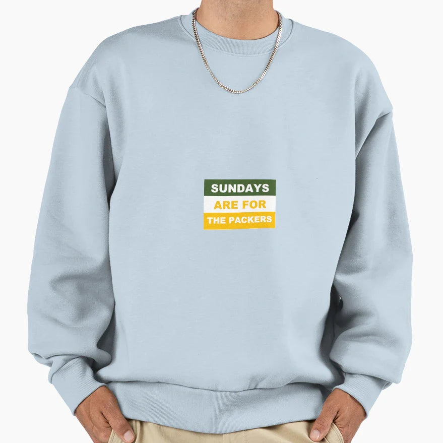 Sundays Are Packers Sweatshirt - Streetwear Style Unisex