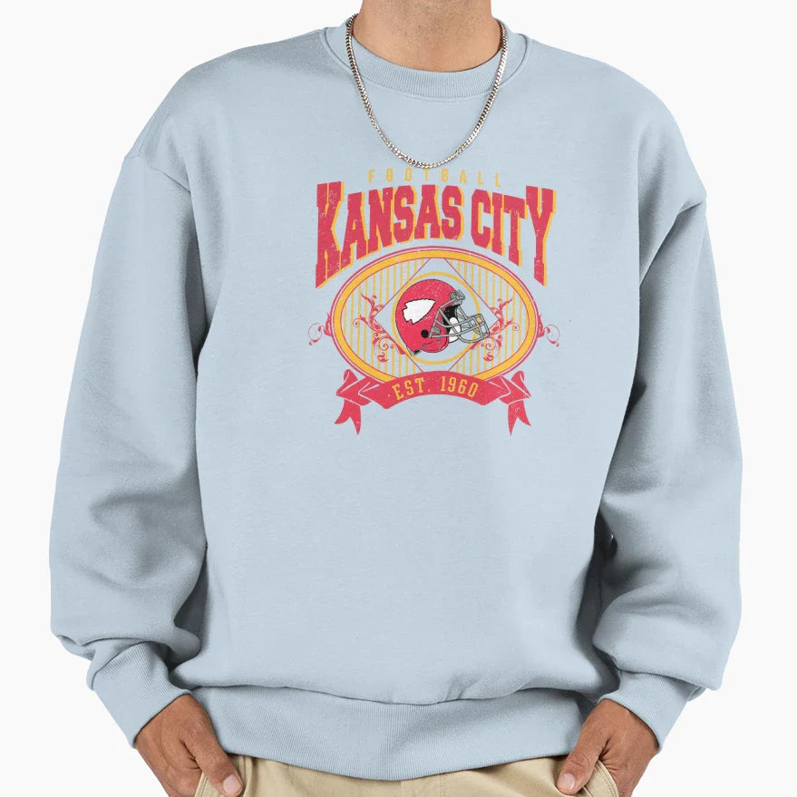 Kansas City Football Sweatshirt - Streetwear Style Men Women