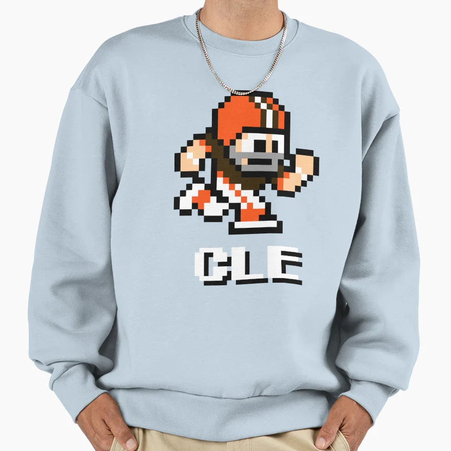 Cleveland Browns Tecmo Super Bowl Sweatshirt - Novelty Apparel Men Women