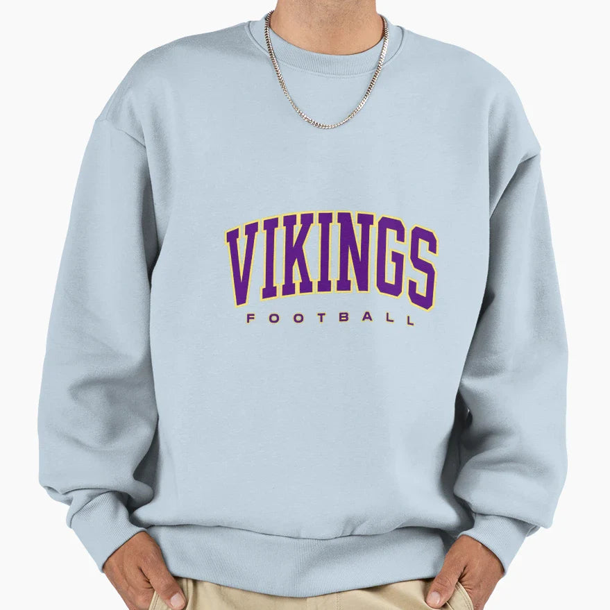Minnesota Vikings Football C Sweatshirt - Custom Art Print Unisex