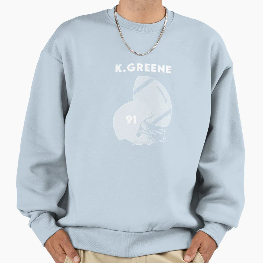 K Greene Sweatshirt - Unique Graphic for Adults