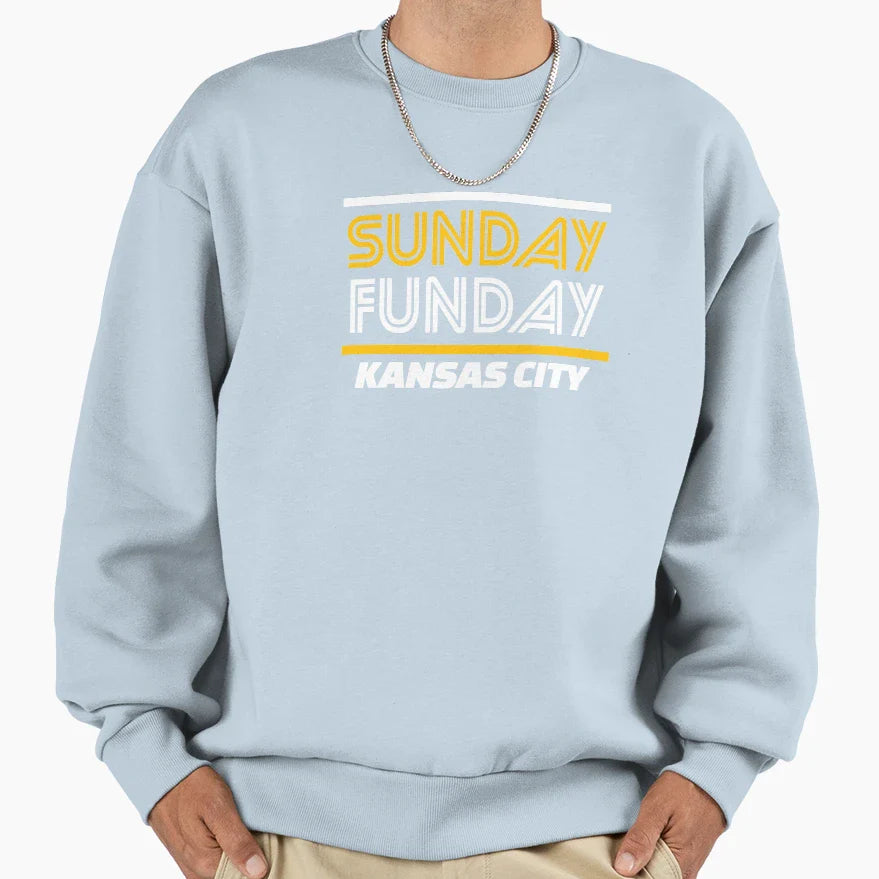 Sunday Funday 2021 Kc Kansas City T-Shirt - Casual Everyday Wear Men Women
