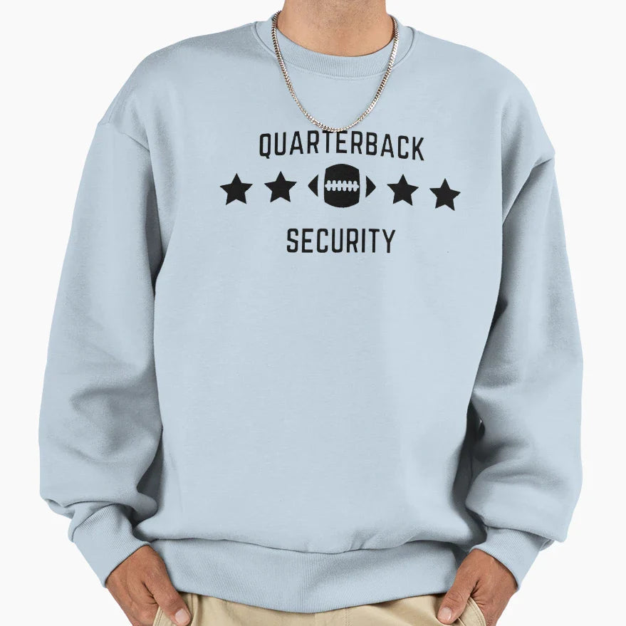 Quarterback Security Sweatshirt - Casual Everyday Wear Men Women