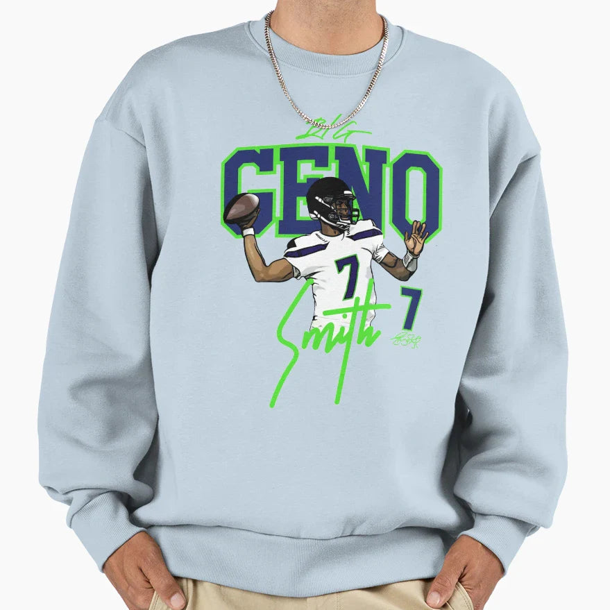 Geno Smith Sweatshirt - Custom Art Print Unisex