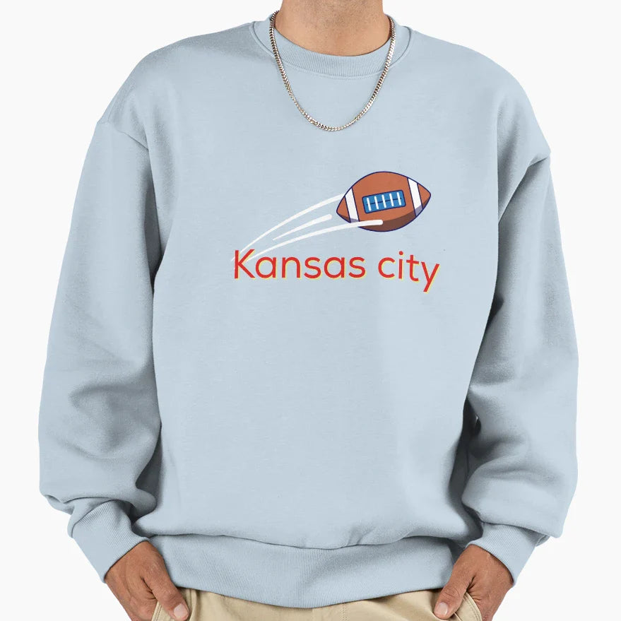 Kansas City Sweatshirt - Custom Art Print for Adults