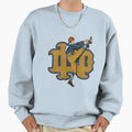 Football Player Kicking Sweatshirt - Aesthetic Graphic Men Women
