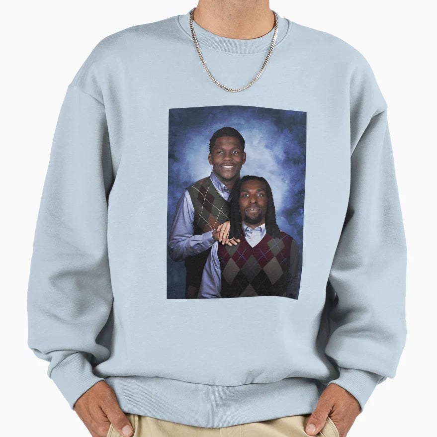 Naz Reid Anthony Edwards Brother Sweatshirt - Graphic Print Men Women