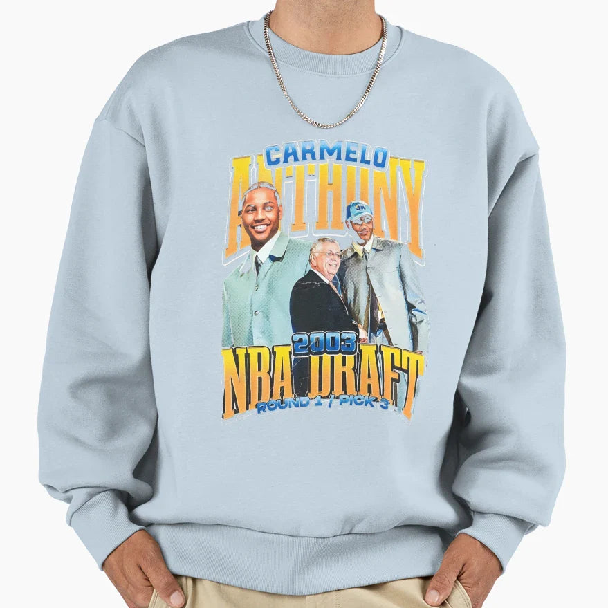 Carmelo Anthony Sweatshirt - Fun Novelty Design Men Women
