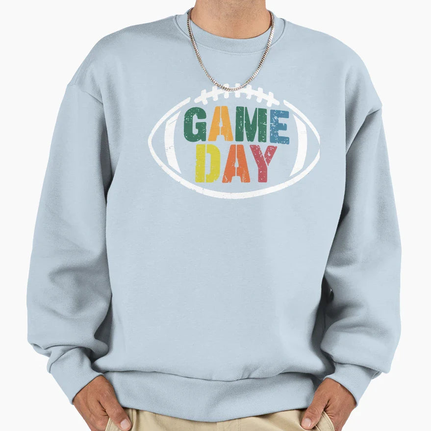 Game Day Sweatshirt - Fun Novelty Design for Adults
