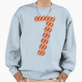 Player Number 7 Seven American Sweatshirt - Fun Novelty Design for Adults
