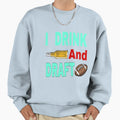 I Drink And Draft T-Shirt - Aesthetic Graphic Unisex