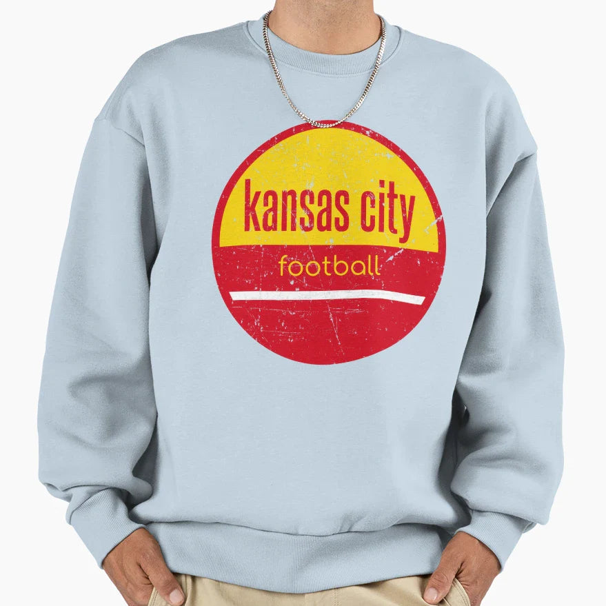 Kansas City Football Sweatshirt - Aesthetic Graphic for Adults
