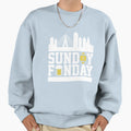 Sunday Funday Football Sweatshirt - Graphic Print for Adults