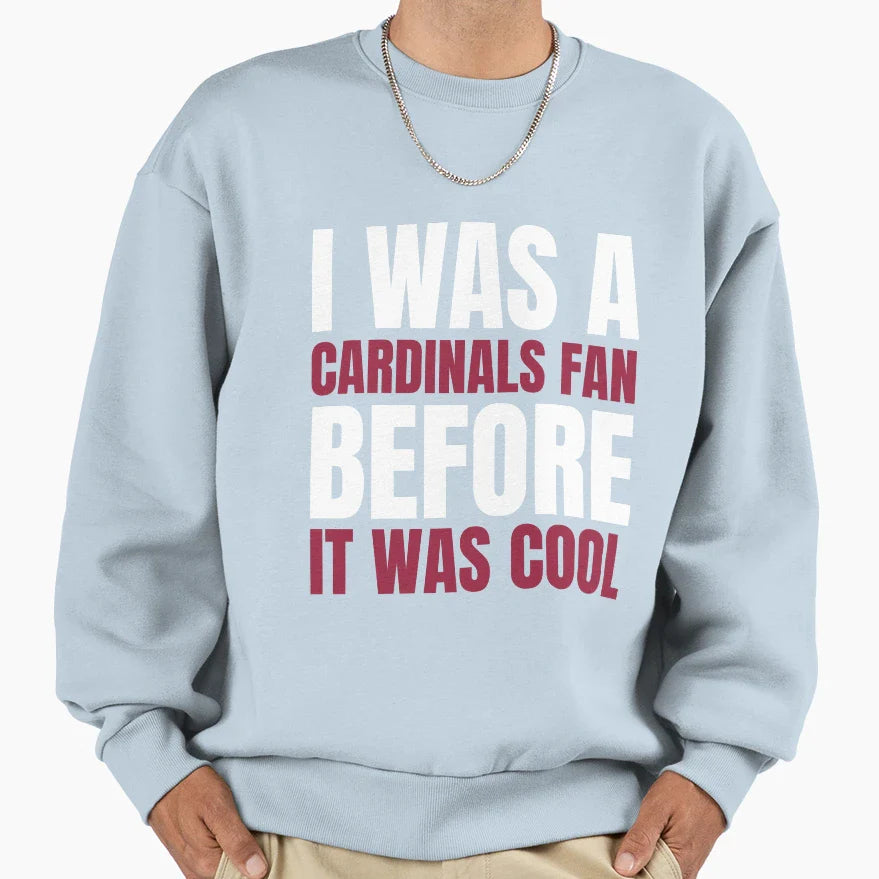I Was Cardinals Fan Before I Was Black T-Shirt - Graphic Print for Adults